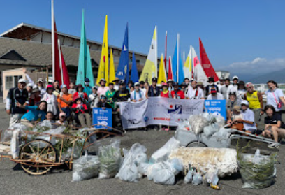 満員御礼　江ノ島オリンピックウィーク　ゴミ拾いボランティア　締め切りました。
