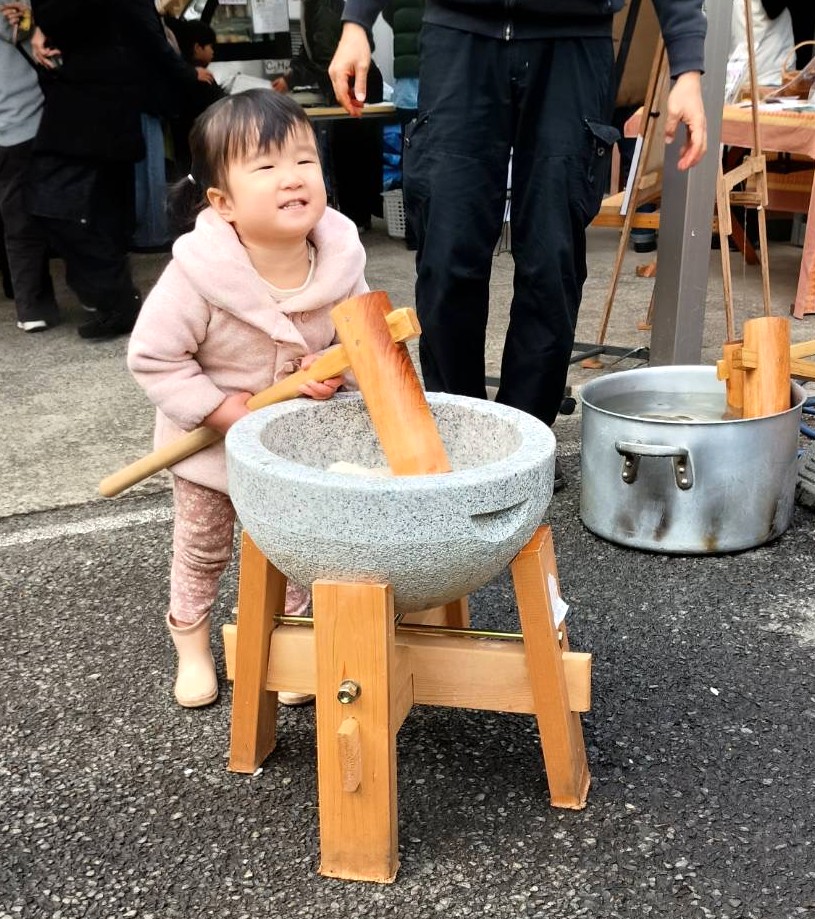 新年もちつき大会　ボランティアスタッフ