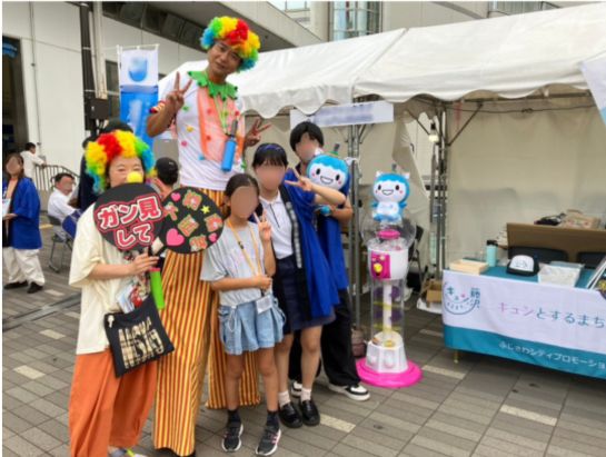 ジャグリングサークル、イベント出店時のアシスタント募集